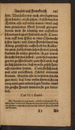 Das XLI. Capitel.