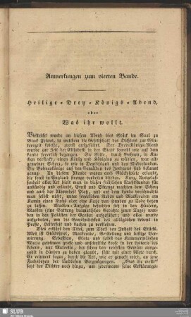 Anmerkungen zum vierten Bande