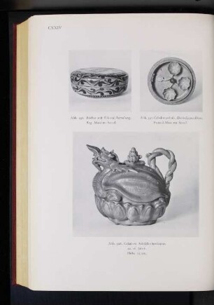 Abb. 398. Celadon: Schildkrötenkanne. ca. 16. Jahrh. Höhe 12 cm.