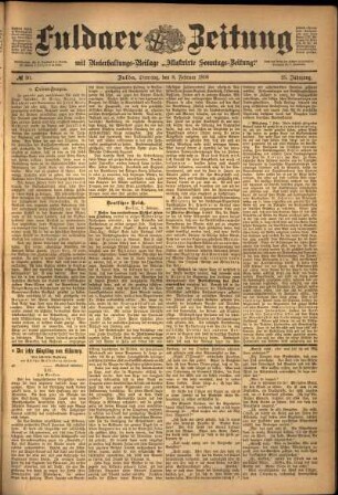 Ausgabe vom Dienstag, den 08. Februar 1898.