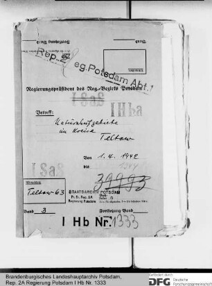 Naturschutz im Kreise Teltow