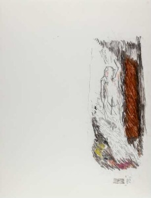 Ohne Titel (Farbige Kreidezeichnung)