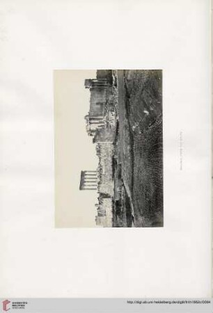Baalbec. General view from the South