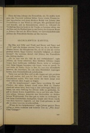 Sechzehntes Kapitel