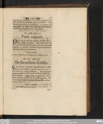 Tit. IX. (VI. 16.) De successorio Edicto.