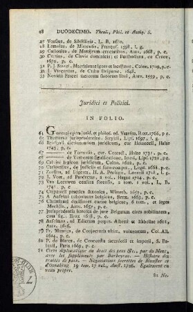 18-24, Juridici et Politici