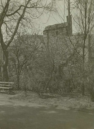 Bautzen, Stadtmauer : Bautzen. Stadtmauer am Postgebäude