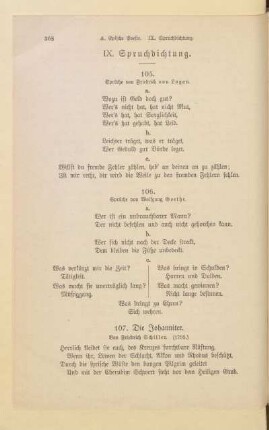 IX. Spruchdichtung