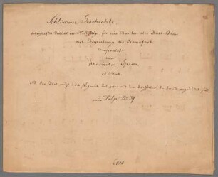 Schlimme Geschichte, Singstimme, Klavier, op. 35 - BSB Mus.Schott.Ha 6017-2