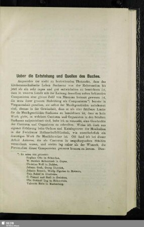 Ueber die Entstehung und Quellen des Buches
