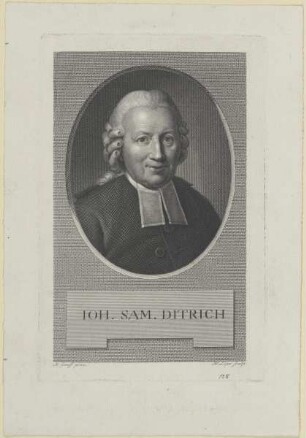 Bildnis des Iohann Samuel Ditrich