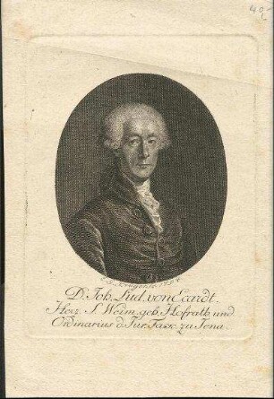 Porträt Johann Ludwig von Eckardt