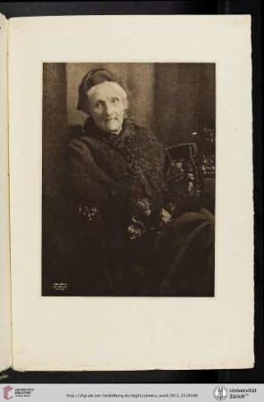[Heinrich Kuehn, I. Portrait—Meine Mutter, photogravure from the original print]