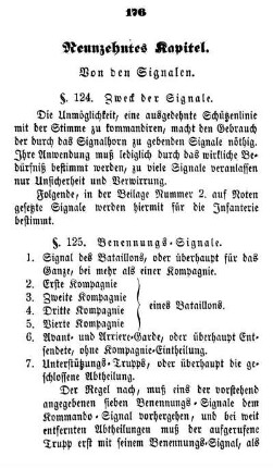 Neunzehntes Kapitel. Von den Signalen.