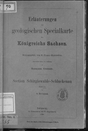 70: Section Schirgiswalde-Schluckenau : Blatt 70