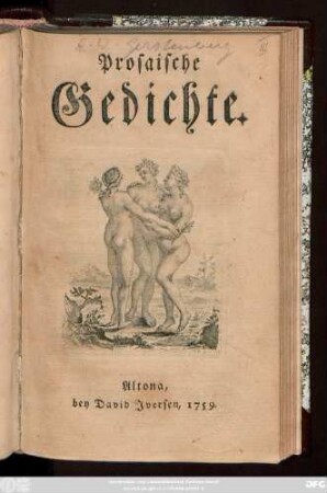 Prosaische Gedichte
