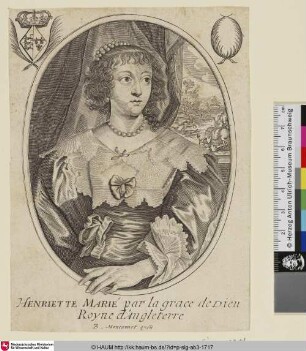 Henriette Marié par la grace de Dieu Royne d'Angleterre