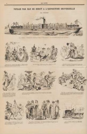 Voyage par eau de Bercy à l'expostion universelle, par Pépin
