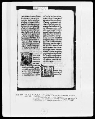 Biblia Sacra omissis psalterio et libris prophetarum — Biblia Sacra omissio psalterio et libris prophetarum (Bd. 3) — Initiale zu Evangelienprologen, Folio 63