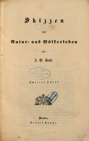 Skizzen aus Natur- und Völkerleben, 2