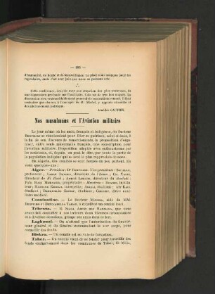 Nos musulmans et l'Aviation militaire.