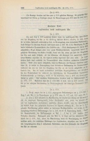 Sechster Titel. Legitimation durch nachfolgende Ehe