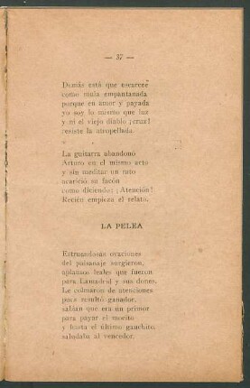 La pelea