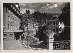 Monschau, Idyllischer Winkel und Befestigungsanlage Haller