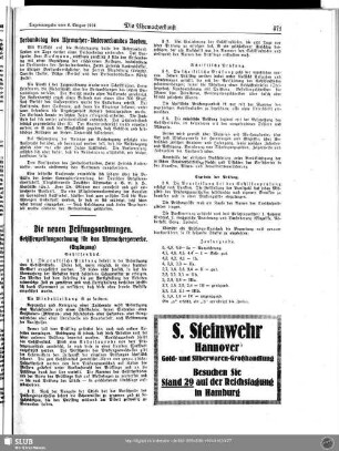 Verbandstag des Uhrmacher-Unterverbandes Norden