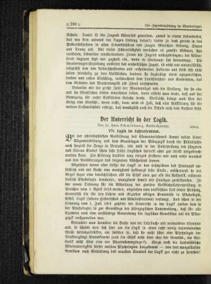 ¬Der¬ Unterricht in der Logik : Schluß