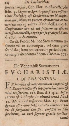 De venerabili sacramento evcharistiæ.