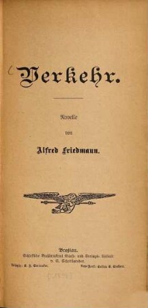 Verkehr : Novelle