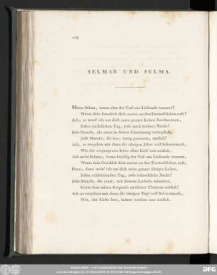 Selmar Und Selma.