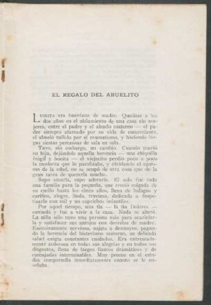El regalo del abuelito