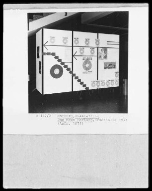Ausstellung "Das neue Marburg" in der Stadthalle 1974