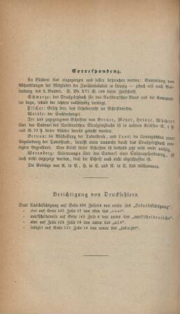 Berichtigung von Druckfehlern