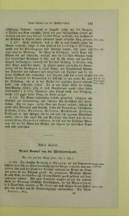 Achtes Kapitel. Roms Kampf um die Weltherrschaft