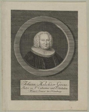 Bildnis des Johann Melchior Goeze