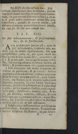 Tit. XIII. - XVIII.