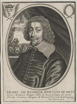 Bildnis des Henry de Bovrbon, Evesqve de Metz
