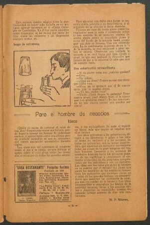 Para el hombre de negocios : Ideas