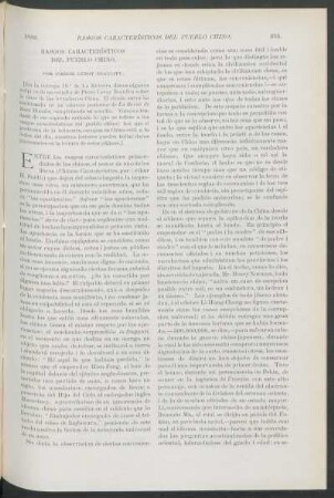 Rasgos característicos del pueblo chino