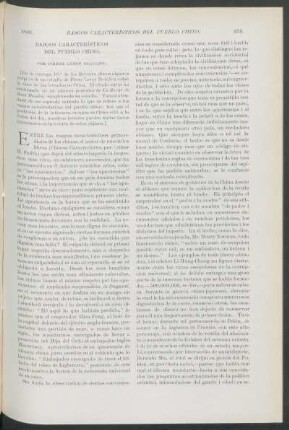 Rasgos característicos del pueblo chino