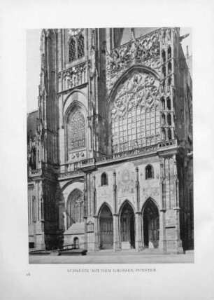 Südseite mit dem grossen Fenster