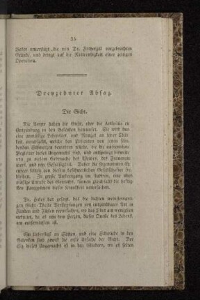 Dreyzehnter Absaz. Die Gicht.