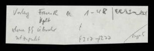 Pandekten. Familienrecht, Paragraph 257 - 277. Vorlesungsmanuskript. (Ansetzungssachtitel von Bearbeiter/in), Leipzig, 1880 - 1890 : Fünftes Buch. Familienrecht