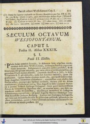 Saeculum octavum.