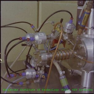 Detailaufnahme eines Targets mit Intersonde des Zyklotrons (Zykl)