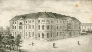 Ansicht des Ständehauses in Carlsruhe