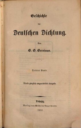 Geschichte der deutschen Dichtung, 3